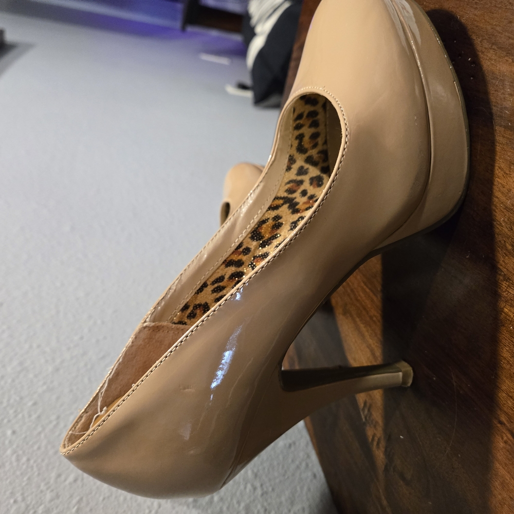 Chic Beige Women's Heels